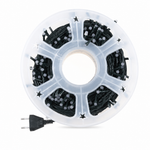 Guirnalda LED Multicolor 240 Luces Efecto Neblina — fondo blanco