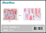 Set de Cuidado Personal Bebé 10 Piezas Rosa