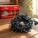 Cable V8 doble hexagonal verde — lifestyle
