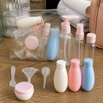 Set 3 botellas viaje reutilizables — lifestyle