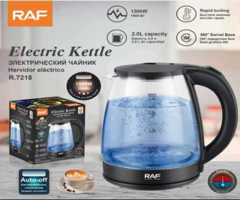 Omnix Hervidor de Agua de Cristal 2L