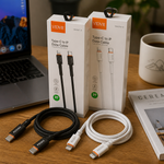 Cable datos USB-C 30W carga rápida — lifestyle
