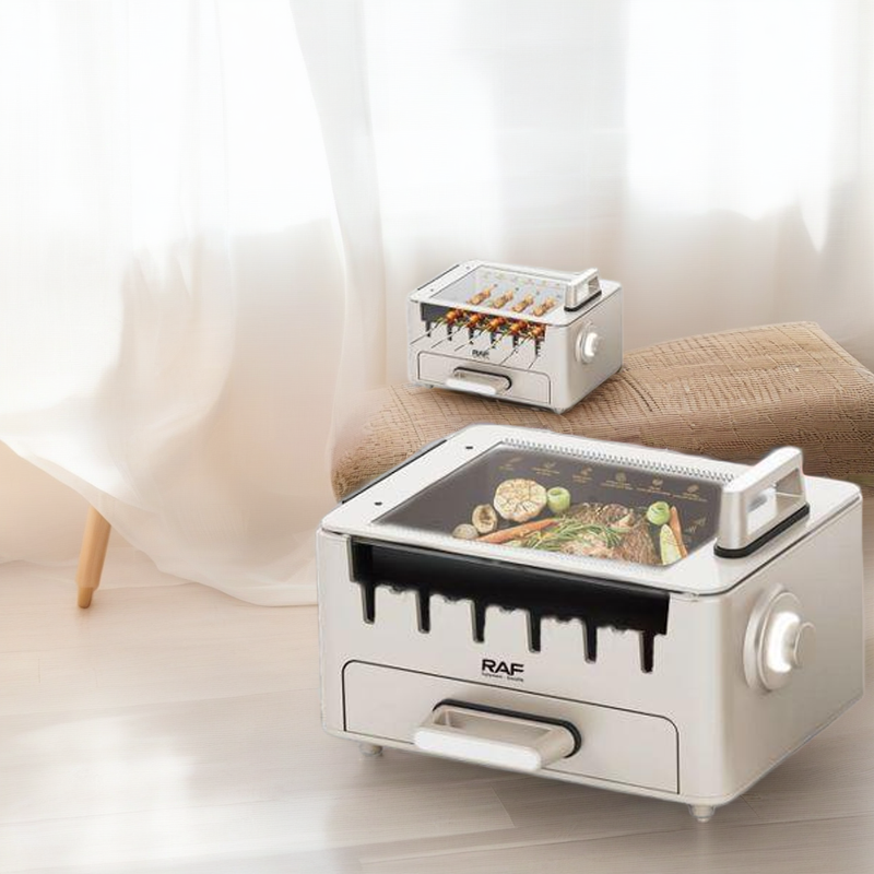 Asadora Eléctrica Omnix para Barbacoa — lifestyle