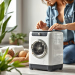 Lavadora Portátil Mini Omnix 4.5kg con Cubo — lifestyle