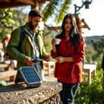 Guirnalda Solar 10 Luces LED Omnix — lifestyle