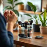 Organizador de Maquillaje 3 Niveles Rotativo — lifestyle