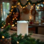 Luces Navideñas 100L Blanco Frío Bandeja Cuadrada — lifestyle