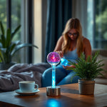 Lámpara LED Cristal Diamante 3 Colores — lifestyle
