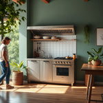 Cocina Industrial Vertical 4 Hornillas — lifestyle