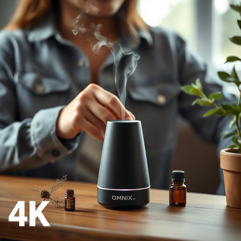 Difusor Aromaterapia Omnix Essential Oil — lifestyle