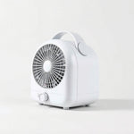 Ventilador Portátil Recargable con Función Fría — white