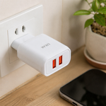 Cargador de Pared Dual USB 2A Carga Rápida — lifestyle