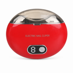 Limador Eléctrico de Uñas Rojo Batería Larga Duración — fondo blanco