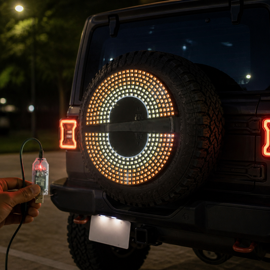 Luz Decorativa para Auto LED RGB — lifestyle