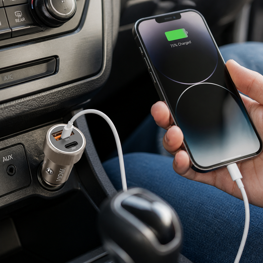Cargador Auto USB-C 30W PD Fast Charge — lifestyle