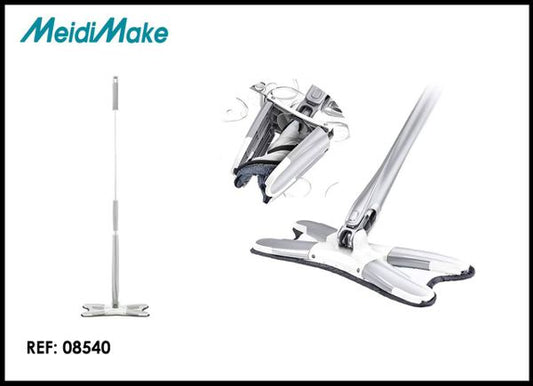 Mopa Plana Plegable con Sistema de Escurrido