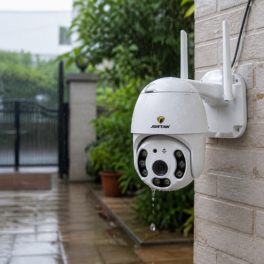 Cámara IP Domo Dual Antena Vigilancia HD — lifestyle