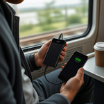 Power Bank 2W Carga Rápida Omnix — lifestyle