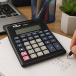 Calculadora Electrónica 12 Dígitos Display Grande — lifestyle