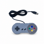 Joystick SNES Compatible Retro Gaming — fondo blanco