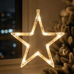 Luz Navideña Estrella LED con Ventosa — lifestyle