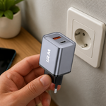 Cargador rápido USB-C certificado — lifestyle