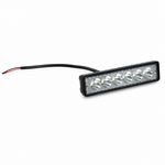 Barra LED Lineal 18W Luz Blanca Fría para Auto — fondo blanco