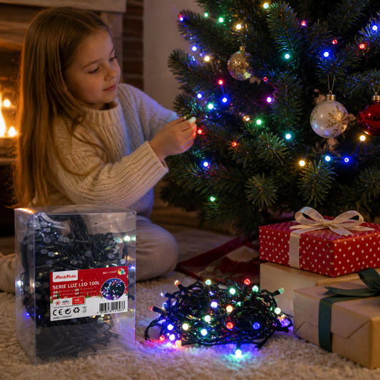 Luces Navideñas LED 100L Multicolor 5M — lifestyle