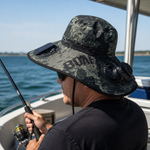 Gorro Pescador con Ventilador Solar — lifestyle