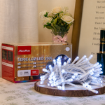 Luces navideñas LED 200 blancas 10m — lifestyle