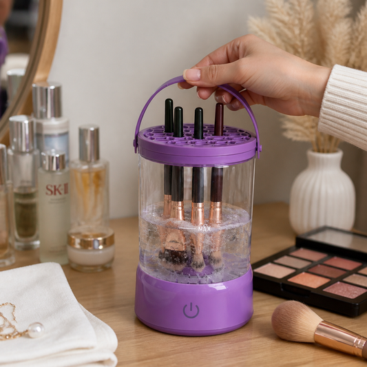 Limpiador Eléctrico de Brochas de Maquillaje — lifestyle