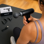 Pistola masajeadora muscular — lifestyle