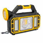 Linterna LED portátil 8 luces recargable — fondo blanco