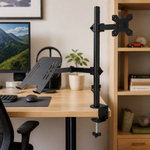 Soporte Monitor Doble con Brazo Articulado — lifestyle