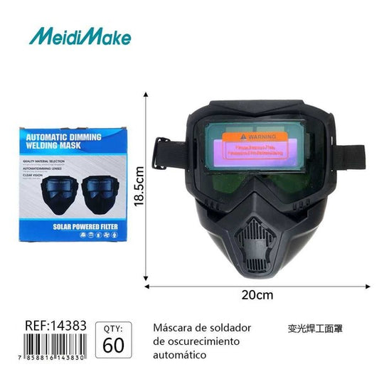 Careta De Soldar Con Luz Automática Omnix 2 Estilos