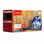 Luces LED Navideñas 200 Blancas 10 Metros — fondo blanco