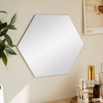 Espejo Hexagonal Moderno Pared — lifestyle