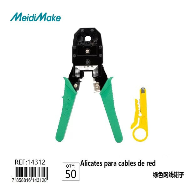 Alicates Para Cables De Red Omnix Verde