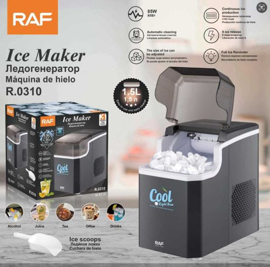 Máquina de Hielo Portátil 1.5L Automática