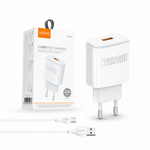 Kit Cargador Rápido USB-C con Cable — fondo blanco