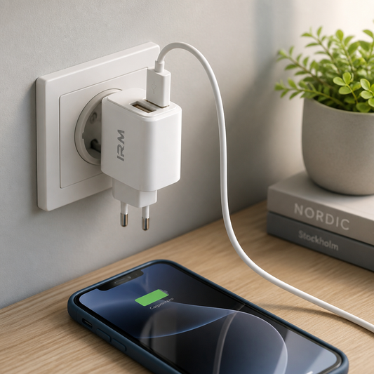 Cargador Rápido IR02 con Certificación IP — lifestyle