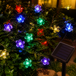 Luces Solares LED Flores Colores Variados 50 Unidades — lifestyle