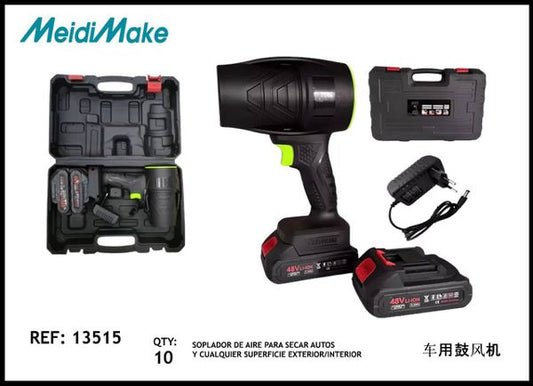 Soplador De Aire 48V Con 2 Baterías