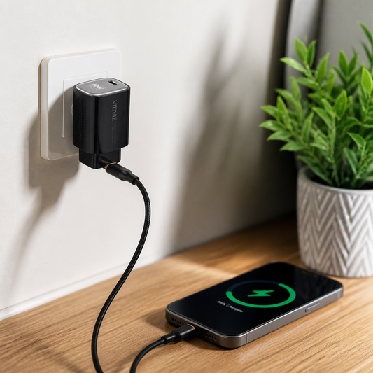 Cargador Rápido USB-C a USB-C PLE288 — lifestyle