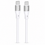 Cable datos USB-C a USB-C — fondo blanco