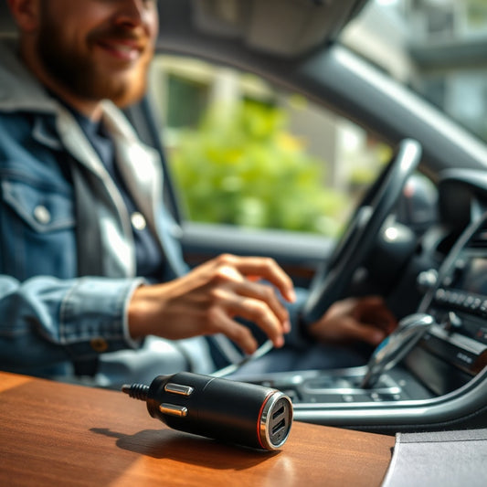 Cargador de Auto Dual USB QC3.0 y PD — lifestyle