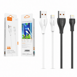 Cable de datos iPhone Lightning — fondo blanco