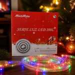 Luces navideñas 200 LED multicolor — lifestyle