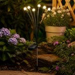 Luz Solar Led Multicolor 8 Puntos Diseño Luciérnaga — lifestyle
