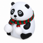 Luz Nocturna Panda Silicona LED Regulable — fondo blanco